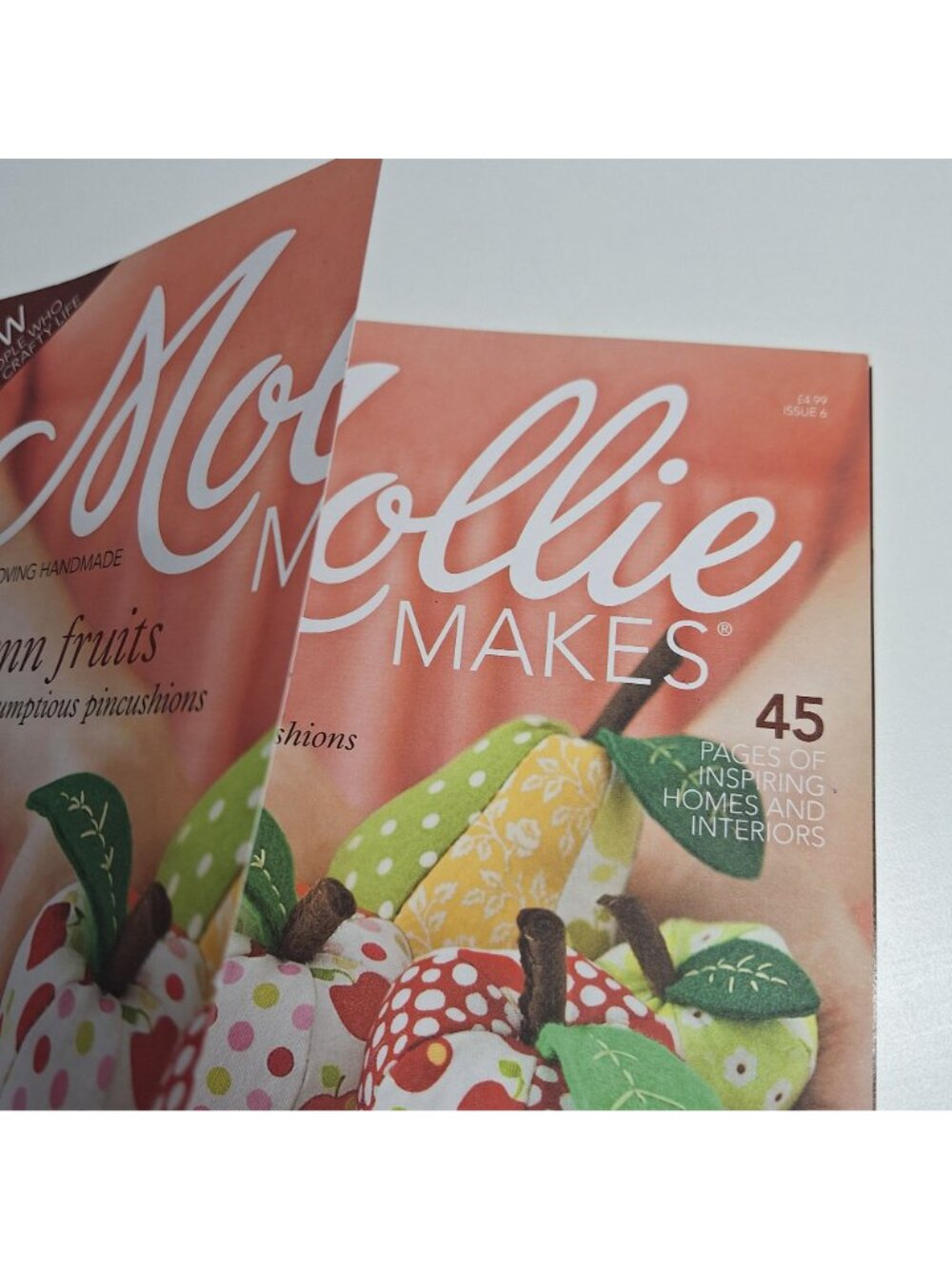 Mollie Makes Issue 6 UK 2011 Magazine Autumn Fruits Harvest Craft Projects - Picture 3 of 13